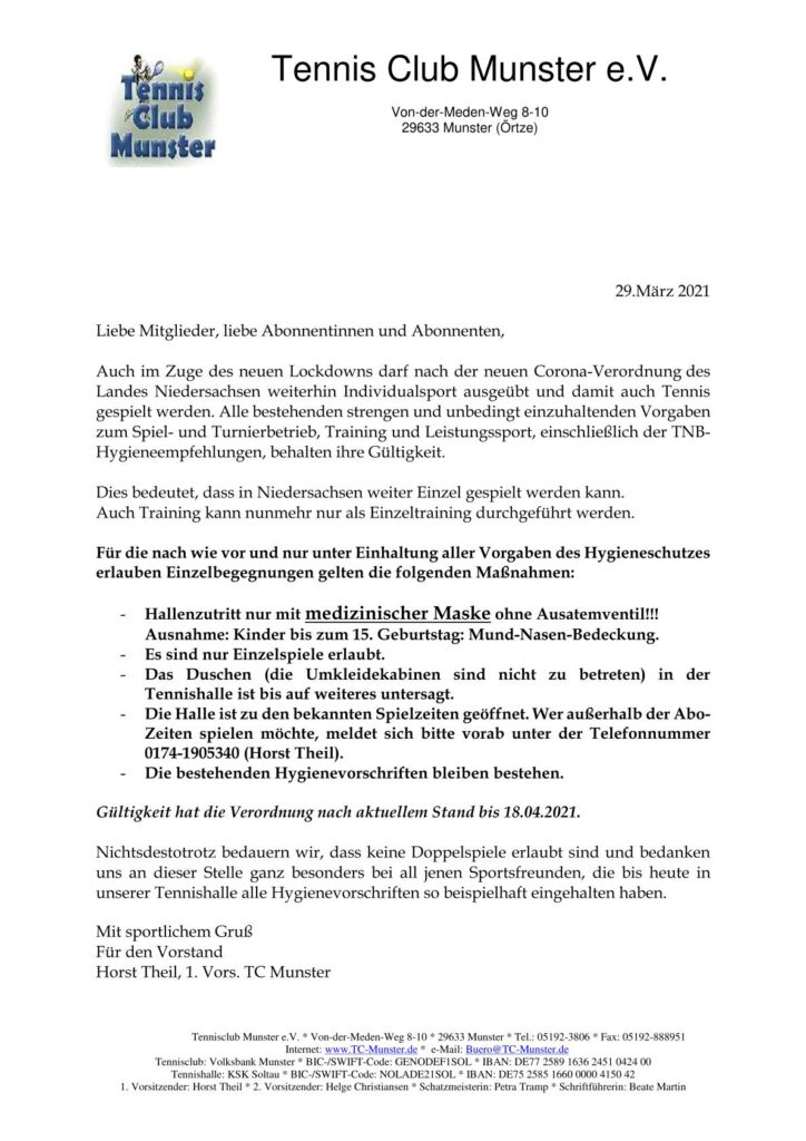 Information Harter Look Down 29.03.2021
